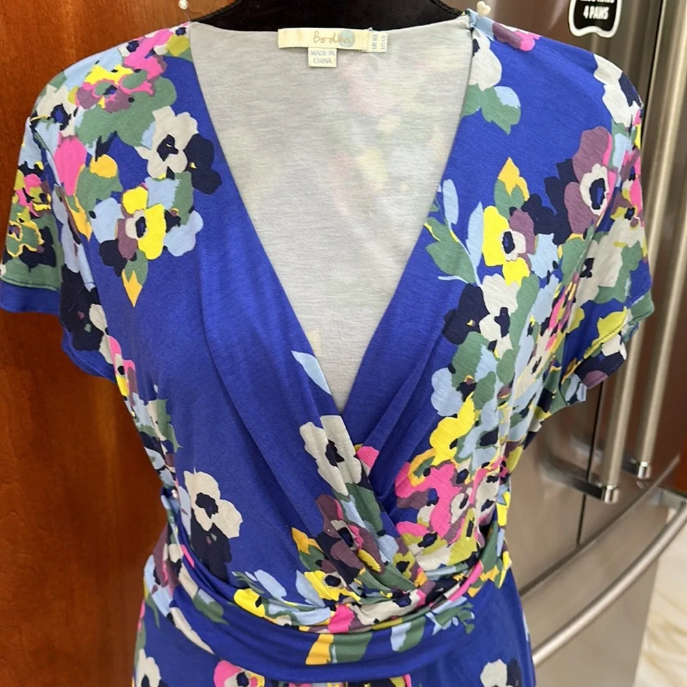 BODEN Floral Colorful Dress - Picture 2 of 6